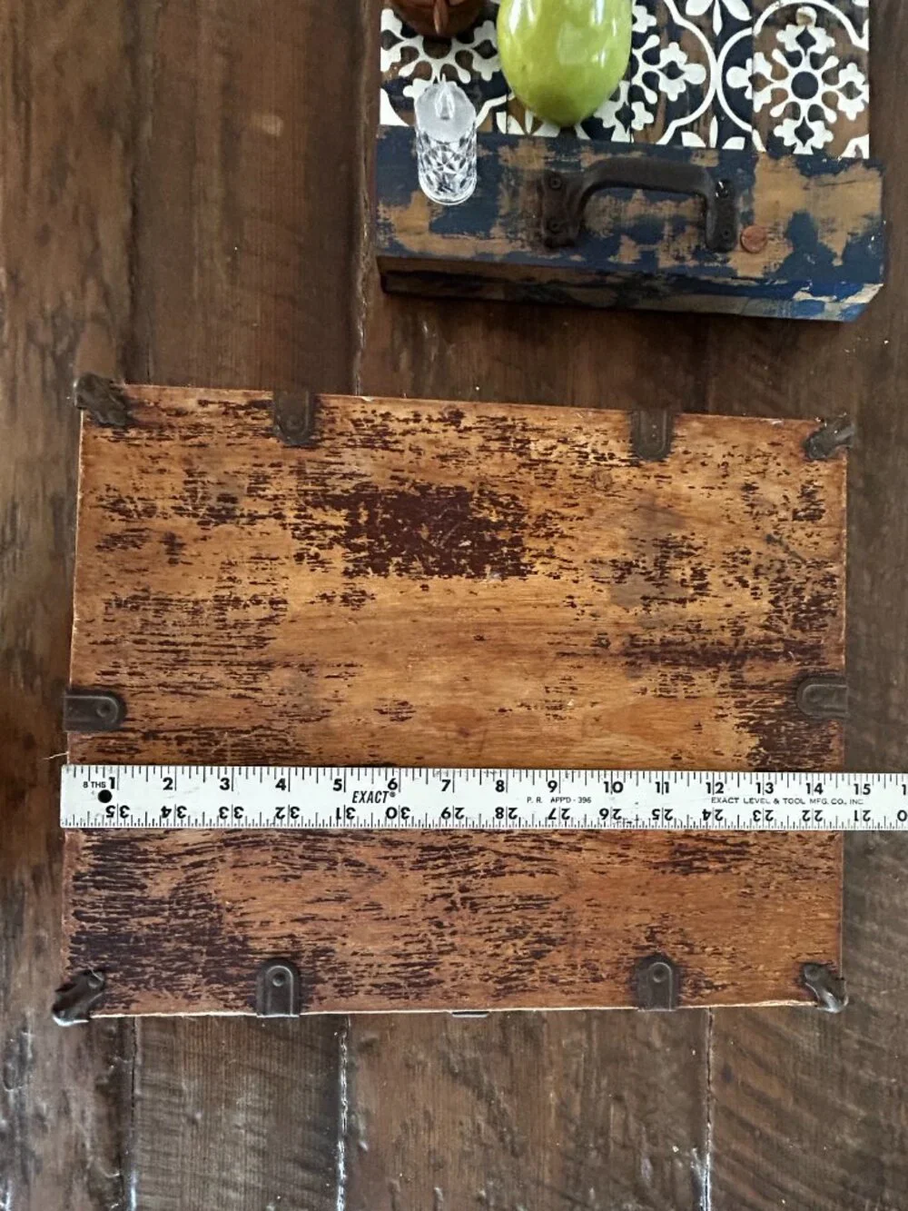 Vintage Wood Skate Case from Hillside Skating Rink from 1940'3-50'3